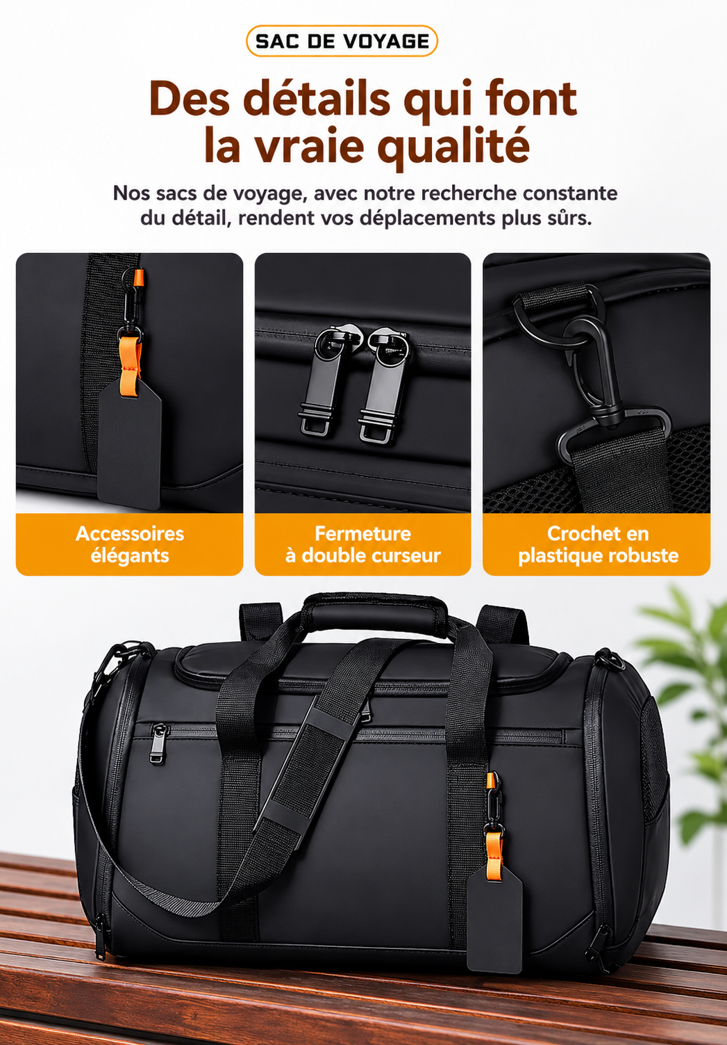 sac de voyage homme qualite